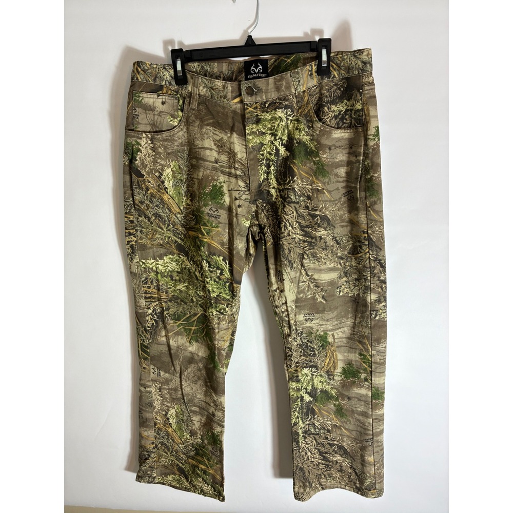 Realtree Max-1 Camo Pants Mens 38x30 Cotton Canvas Hunting Gorpcore Streetwear